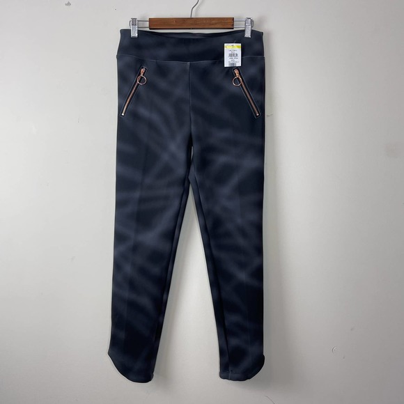 San Francisco City Lights Black Beauty Morgan Printed Zip Pocket Pants NWT Large - Picture 3 of 9